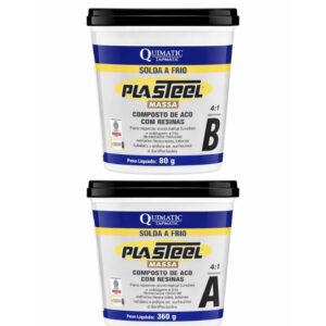 DPlasteel Massa 4:1 Solda a Frio Quimatic Tapmatic | Reparo Metálico Industrial – Relton Peças
